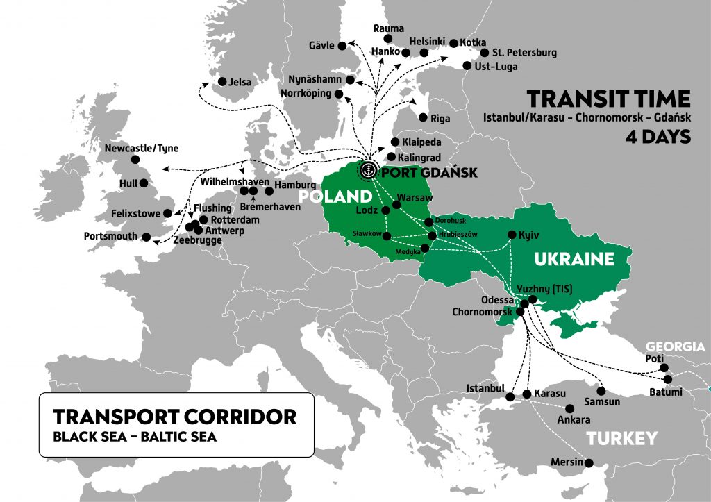 Port of Gdansk strikes new ‘Black Sea to the Baltic’ trade route deal with Ukraine