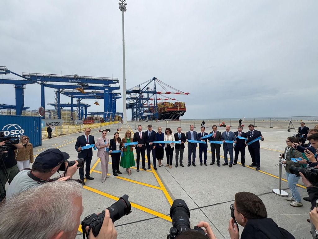 The Port of Gdańsk has gained new cargo handling space – Terminal T3 Baltic Hub officially opens