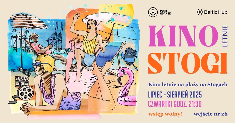 Idealny sposób na czwartkowy letni wieczór? Plaża, leżaki i… kino pod gwiazdami z widokiem na portowy krajobraz