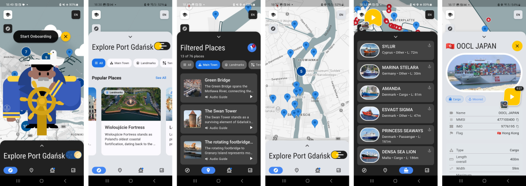The Port of Gdańsk meets tourists’ expectations with a new app full of trivia